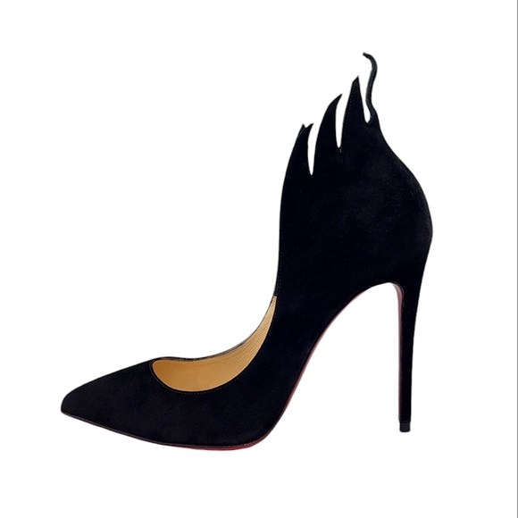 Christian Louboutin Victorina 100 Flame Pumps Black 36 - Picture 6 of 16